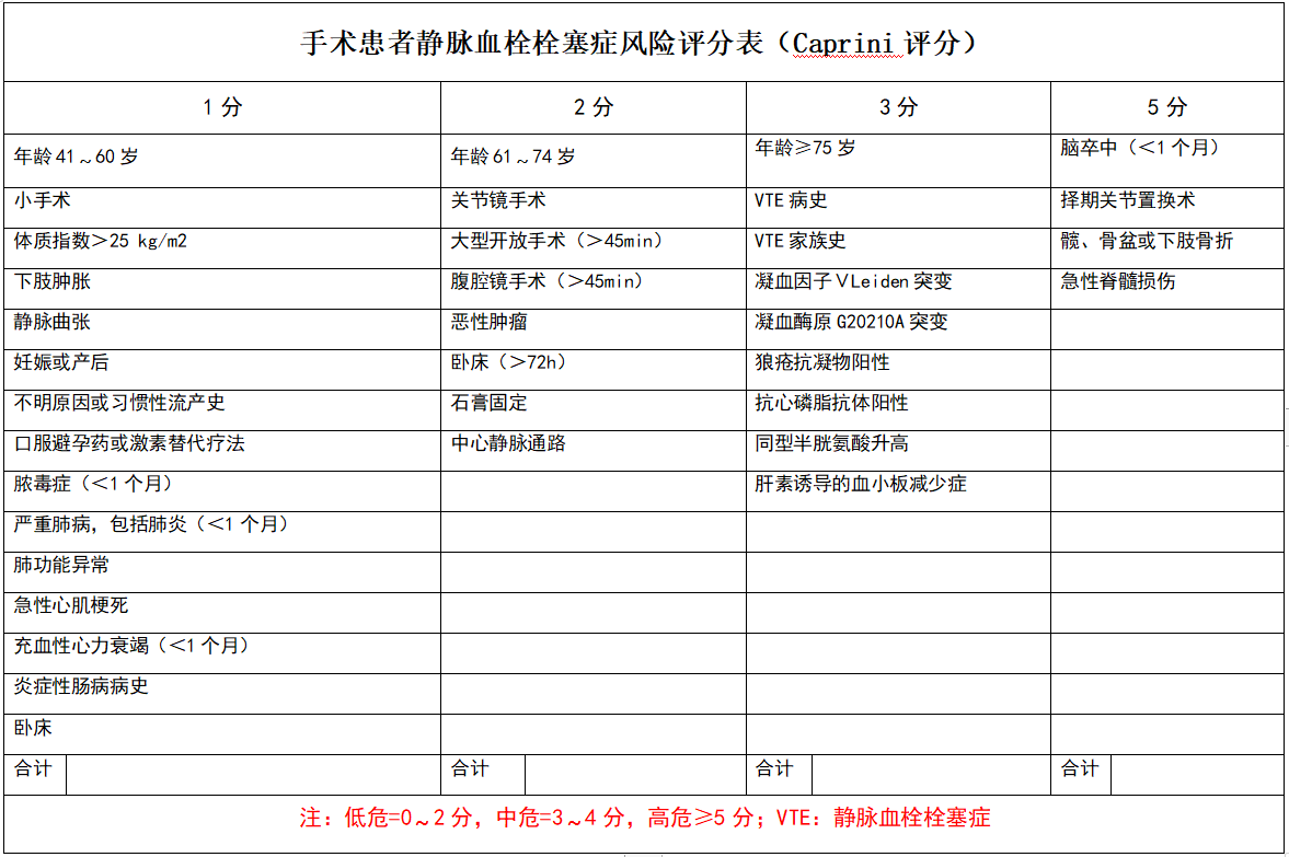 從評分量表認(rèn)識VTE的危險(xiǎn)因素 ——宋超峰